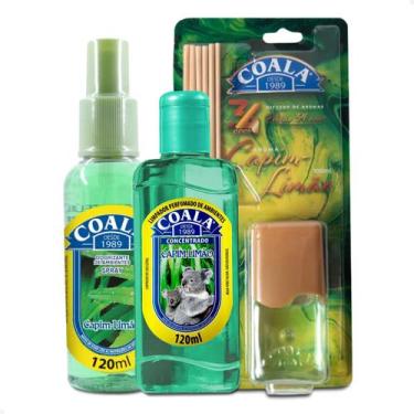 Imagem de Kit Coala Difusor Aromatizador, Essência Limpadora e Odorizante Spray 