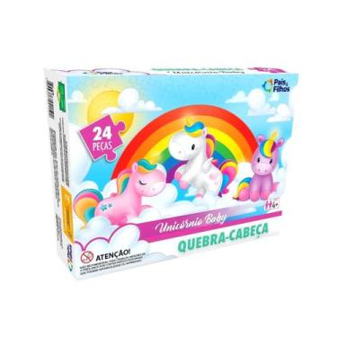 Imagem de Puzzle Quebra Cabeça Unicórnio Baby 24 Peças 2157 - Pais E Filhos - Pa