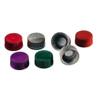 Imagem de Pyrex Tampas de polipropileno 1395-45LTMC para garrafas de mídia da marca 1395, membrana cinza