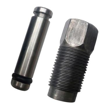 Imagem de JicSuXi 2T Universal Genérico Carro Hidráulico Horizontal Macaco Bomba de Óleo Horizontal Macacos Peças Pequeno Cilindro Pistão Roscado Acessórios, Conjunto