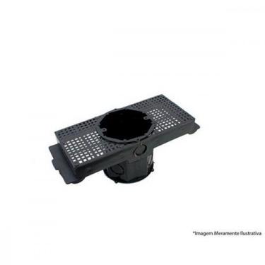 Imagem de Suporte Laje Com Caixa Emave 25Cm Piso Preto - Kit C/10 Pecas, Preto