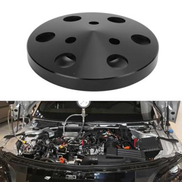 Imagem de Tampa Polia Embreagem Compressor CA, Liga Alumínio Alta Resistência, Tampa Polia do Compressor AR Condicionado, Substituição Tampa Polia Embreagem para Compressores Sanden 508