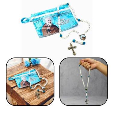 Imagem de Terço São Padre Pio Na Bolsinha Com Zíper - FORNECEDOR 2