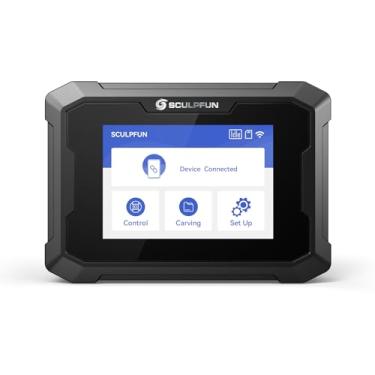 Imagem de SCULPFUN TS1 Pantalla táctil para gravador a laser, controlador de gravador a laser disponível para trabalho off-line, função de corte em tempo real, adequado para a série Sculpfun S1 S9 S10 S30 iCube