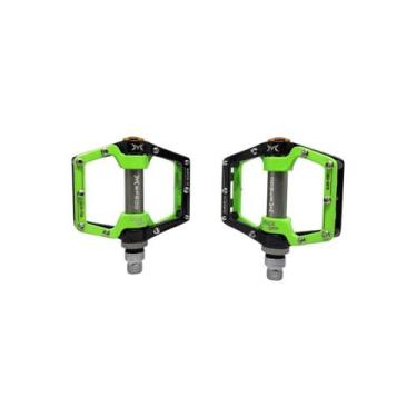 Imagem de Pedal Bike Bicicleta Mpeda Mtb Rolamento Rosca Grossa Cores, Verde