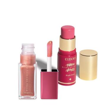 Imagem de Combo Niina Secrets: Gloss 7ml + Blush 5g