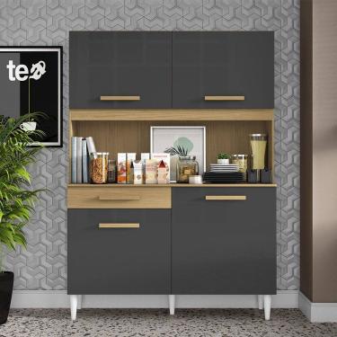 Imagem de Cozinha Compacta 2003308 Atacama Grafite Aramóveis