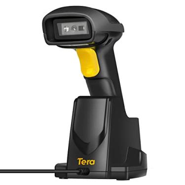 Imagem de Tera Scanner de código de barras QR sem fio 1D 2D com base de carregamento USB leitor de código de barras portátil scanner de detecção automática scanner preciso rápido HW0005
