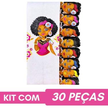 Imagem de Kit 30 Pano Para Fazer Saia Crochê Boneca Artesã Glitter - DRKZA, Mula