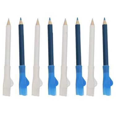 Imagem de Lápis de Tecido de Costura Limão, 8pcs Marcação Fácil Linhas Claras, Presente Simples e Ideal, Aplicação Ampla, Com Ferramentas Rastreamento, para Acolchoar