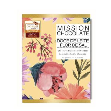 Imagem de Chocolate com Doce de Leite e Flor de Sal Mission Chocolate 60g
