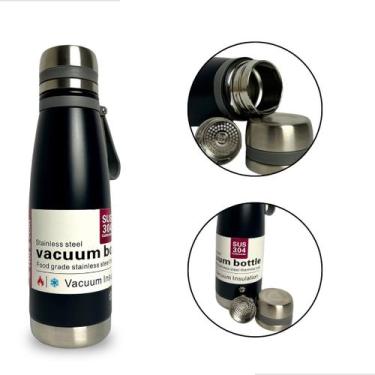 Imagem de Garrafa Térmica 650ml Aço Inoxidável Portátil Café Suco Água Ideal par