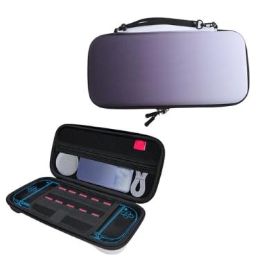 Imagem de Serounder Caixa de Transporte para o Interruptor 2, Eva Hard Shell Protetive Travel Storage Bag Com 10 Bolsos de Cartão de Jogo, para o 2 2025 Versão e Acessórios (Preto branco)