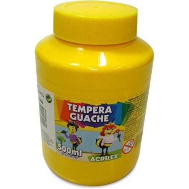 Imagem de Tinta Guache 500Ml Amarelo Ouro - ACRILEX