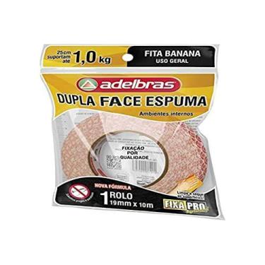 Imagem de Fita Dupla Face Fixa Pro Espuma 19Mmx10M - ADELBRAS