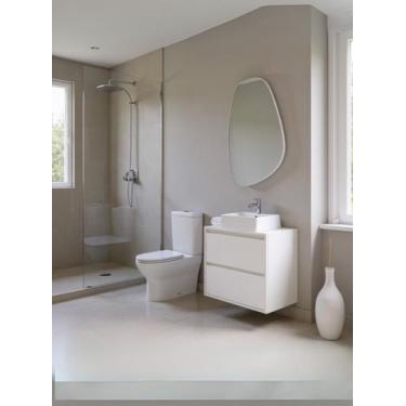 Imagem de Gabinete para Banheiro com Cuba e Espelho Organico 60cm Mdf Dubai - On