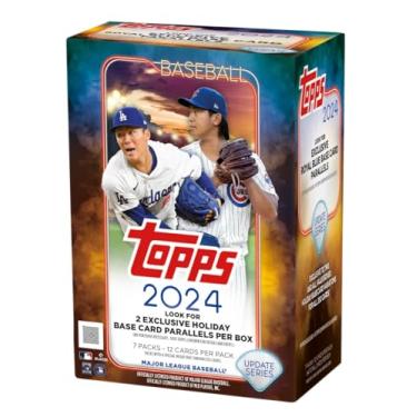 Imagem de Topps - Cards Colecionáveis MLB Baseball Updates 2024 Value Box - 28 Cards