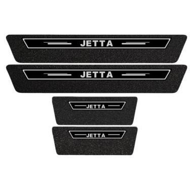 Imagem de Soleira Protetora Porta Premium Preto Jetta 22 23 2024 2025 - Jhow Ade