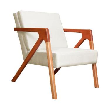 Imagem de Poltrona Monalisa Decorativa Veludo Cores - S.A Móveis - Estopar, Bege