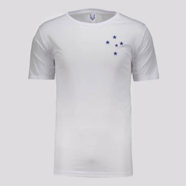 Imagem de Camisa Cruzeiro Esportiva Branca e Marinho - Surf Center, GG