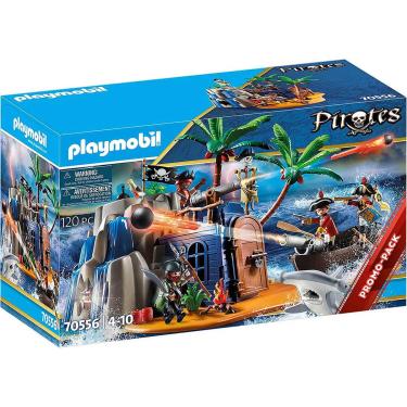 Imagem de Playmobil - Esconderijo Da Ilha Pirata - Pirates - 70556