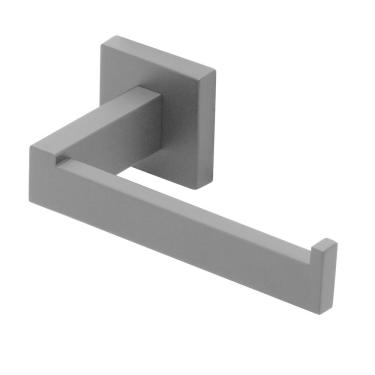 Imagem de Porta Papel Higiênico Papeleira Quadrado Preto/Black Metal