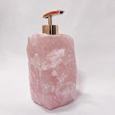 Imagem de Saboneteira Quartzo Rosa Bruto