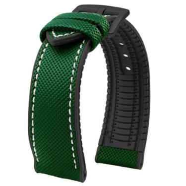 Imagem de Pulseira de relógio Strapseeker Theo Hybrid Nylon e FKM Rubber