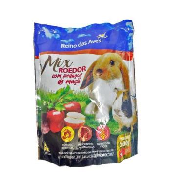 Imagem de Ração para Porquinho Da Índia e Mini Coelho Gold Mix Roedor 500g - Rei