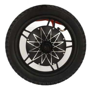 Imagem de Motor de freio a disco CC sem escovas de 35.6 cm 36V‑72V 1000‑5000W Motor de cubo de alta potência para motocicleta elétrica, scooter, carro de equilíbrio