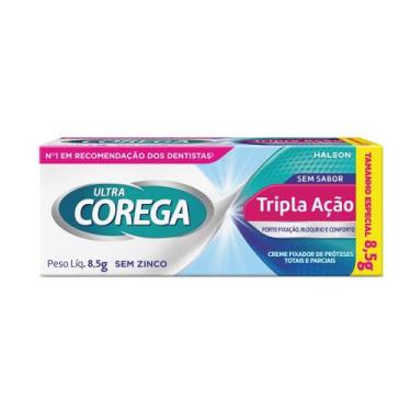 Imagem de Corega Ultra Creme Tripla Ação Sem Sabor 8,5g