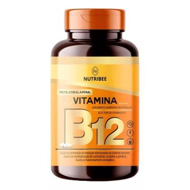 Imagem de Vitamina B12 Metilcobalamina 500mg 60 Cápsulas A melhor Do Brasil - Nu