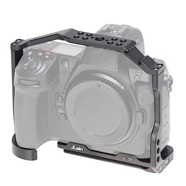 Imagem de FocusFoto Gaiola de câmera para câmera sem espelho Nikon Z8, equipamento estabilizador de vídeo de alumínio com sapata fria, montagem de parafuso de 1/10.2 cm, pinos de localização de 3/20.3 cm-16
