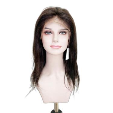 Imagem de Peruca Front Lace 100% Cabelo Humano 30Cm  Fio Esticado 