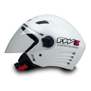 Imagem de Capacete fw3 x open classic branco brilhante 56 - Fw3 Capacetes