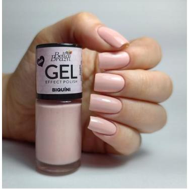Imagem de Esmalte Efeito Gel Biquini Bella Brazil 9ml  Brilho e Longa Duração