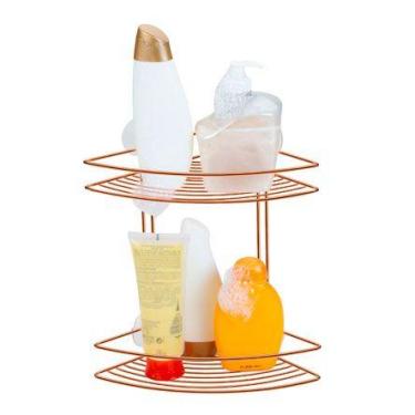 Imagem de Prateleira/ cantoneira dupla rose - Arthi