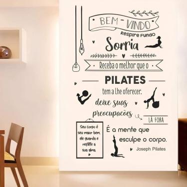 Imagem de Adesivo De Parede Frase Joseph Pilates