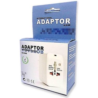 Imagem de Kit 10 Adaptador Tomada Universal Internacional Eua Europa
