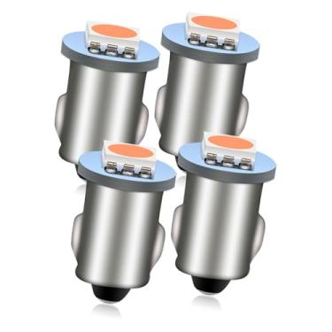 Imagem de Ruiandsion Lâmpadas de painel de LED BA7S 12V 5050 1SMD 30lm LED rosa indicador de painel interior automático, Terra negativa (pacote com 4)