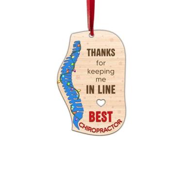 Imagem de Melhor enfeite de Natal de quiropraxia, enfeites de quiropraxia, decoração de árvore de Natal, presentes de quiropraxia para quiropráticos Alinhamento da Coluna, médicos especialistas em coluna