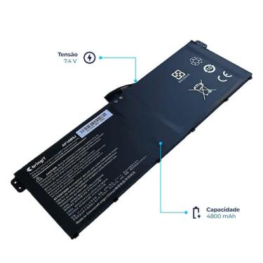Imagem de Bateria para notebook compatível com Acer Aspire A315-53  4800 mAh - b