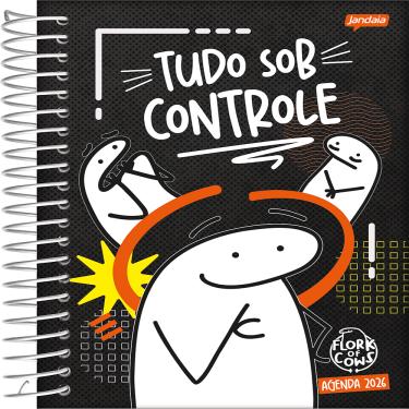 Imagem de Agenda 2026 Jandaia Espiral Flork 13,3x17,8cm 352 Páginas Sortido