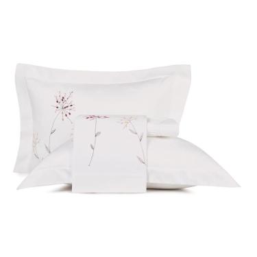 Imagem de Jogo de Cama Queen Altenburg Bordados em Cetim 300 Fios Anise