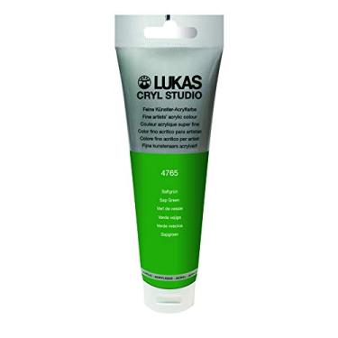 Imagem de Lukas Cryl Studio Artist Acrylics - Qualidade profissional, tintas de secagem rápida - Verde seiva 125 ml tubo