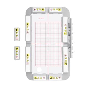Imagem de Brewland Argola magnética para bordado Brother SE725 SE700 SE600 SE625 SE630 SE425 SE400 PE550D PE540D PE545 PE535 PE525 NS1750D NS1850D M380D máquina, 12,7 x 17,8 cm Ímã poderoso em cm Moldura de