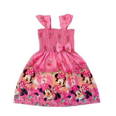 Imagem de Vestidos Infantil Menina Festa Temático Personagem Minnie - Li Nature,