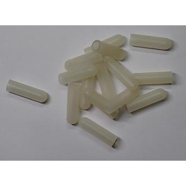 Imagem de Tampa redonda de 1" (25 mm) de comprimento para 15/162.6 cm 6 mm de diâmetro externo (pacote com 30) de tampas de extremidade de tubo de borne de tubulação protetores de rosca máscara de tinta