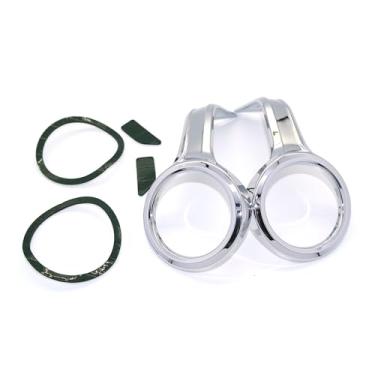 Imagem de Arashi Anéis de acabamento de luz de neblina cromados foscos para Honda GL1800 GL 1800 Gold wing Goldwing 1800 2018-2022, acessórios de motocicleta, adesivo de peças de decoração, 1 par