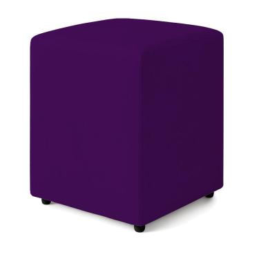 Imagem de Puff Quadrado Decorativo Sienna Boucle - 7 Decor Roxo